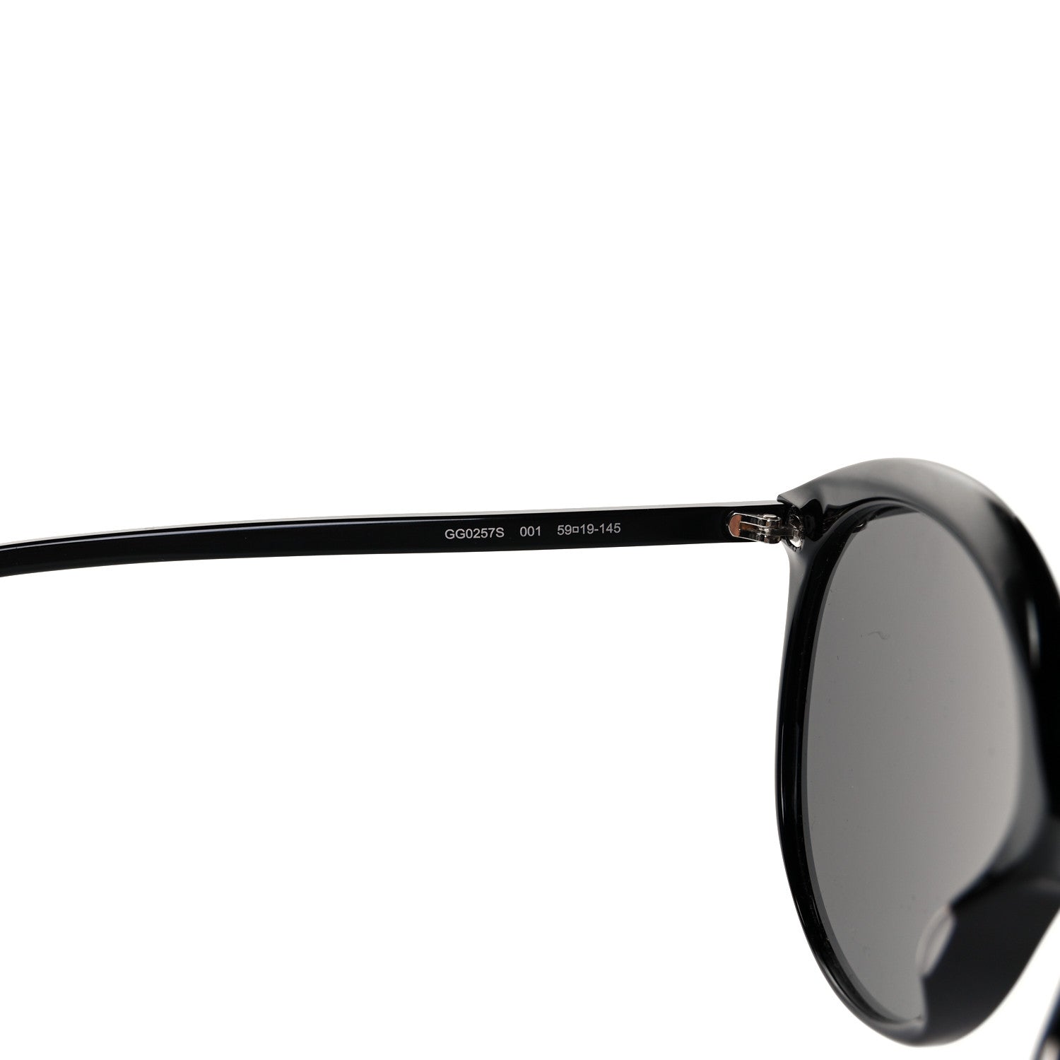 Gucci Acetate GG Sunglasses GG0257S Black 6 of 8