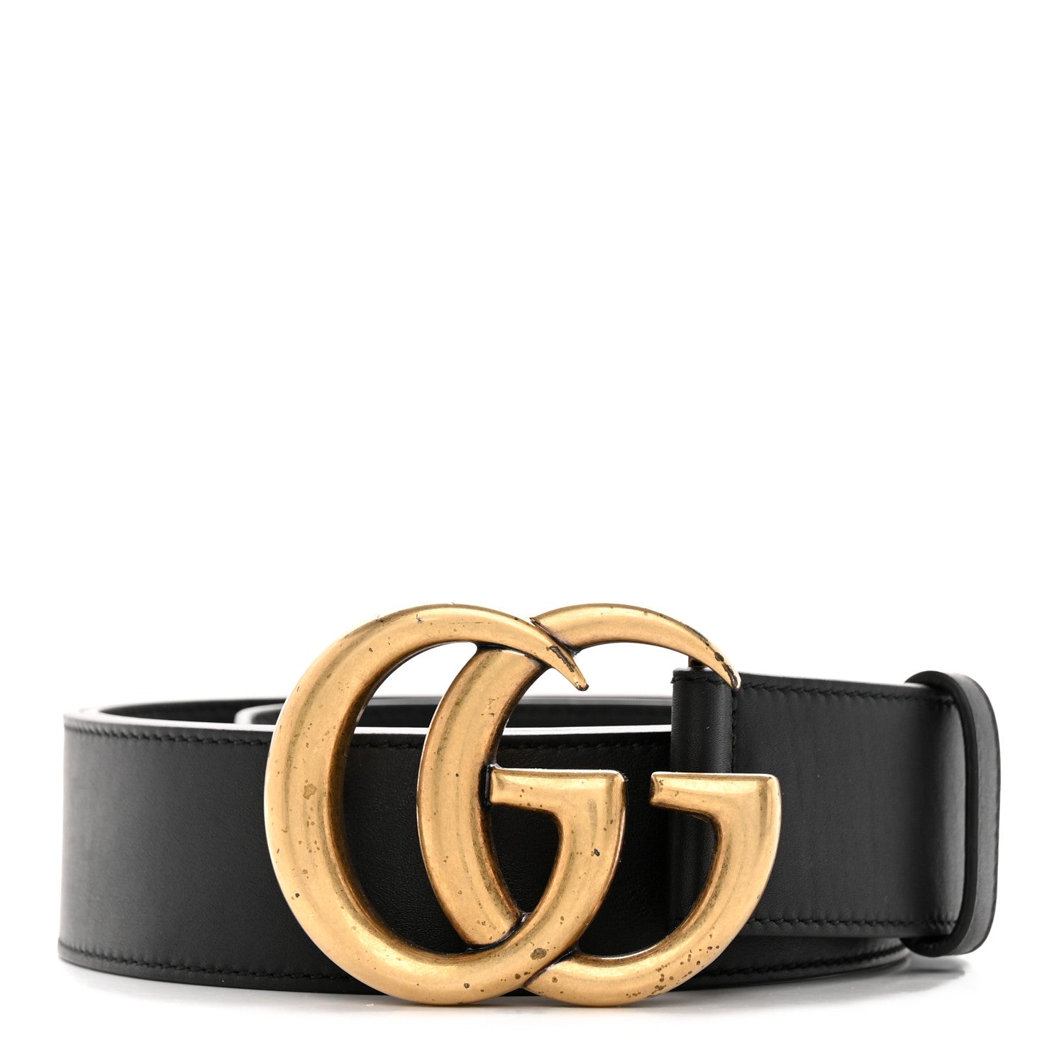 Gucci Calfskin Double G 40mm Belt 95 38 Black 1 of 9