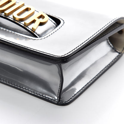 Christian Dior Metallic Calfskin J'Adior Chain Flap Bag Silver 7 of 7