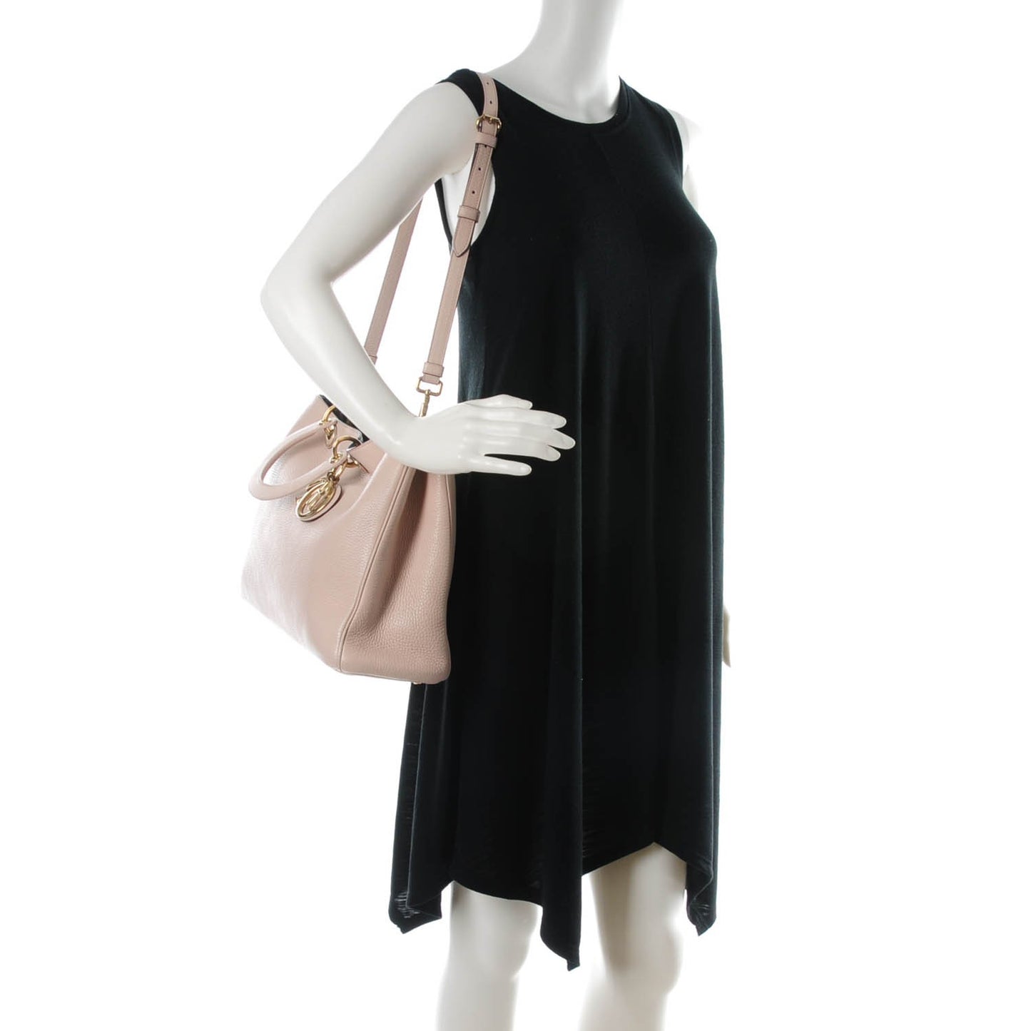 Bullcalf Large Diorissimo Tote Rose Poudre