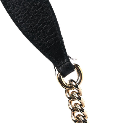 Gucci Pebbled Calfskin Medium Soho Chain Shoulder Bag Black 15 of 15