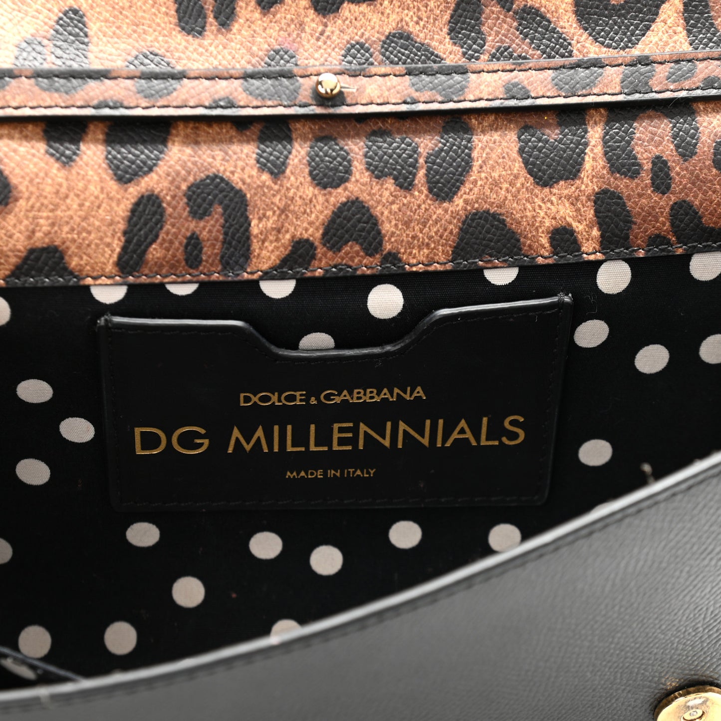 Dauphine DG Millennials Crossbody Bag Black