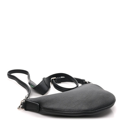 Gucci Pebbled Calfskin Mini B Shoudler Bag Black 3 of 9