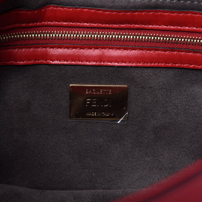 Fendi Nappa F is Fendi Fringe Baguette Fragola 8 of 11