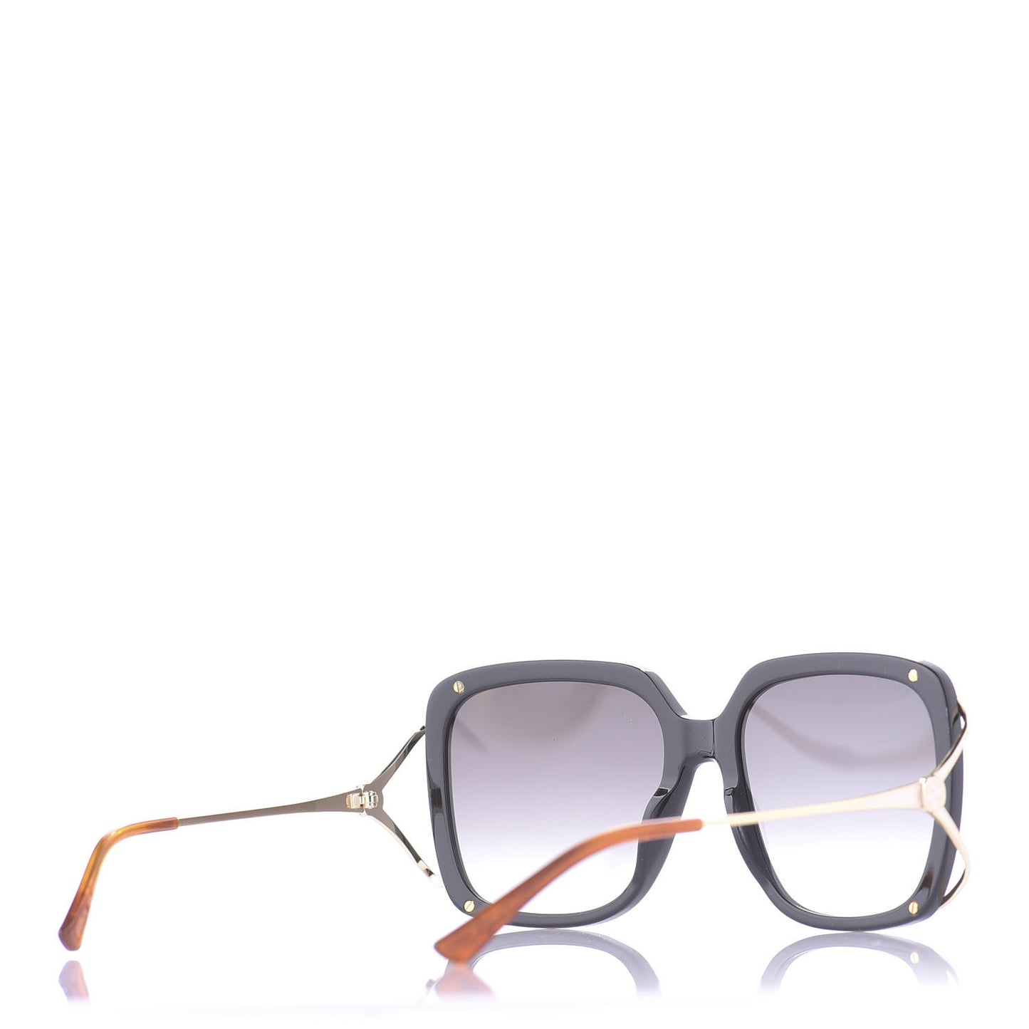Acetate Butterfly Sunglasses GG0647S Black White