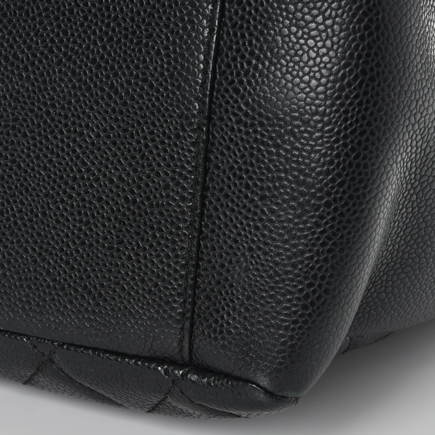 Chanel Caviar Quilted Grand Shopping Tote GST Black 13 of 14
