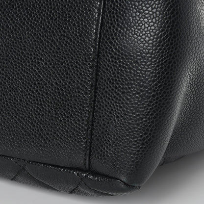 Chanel Caviar Quilted Grand Shopping Tote GST Black 13 of 14