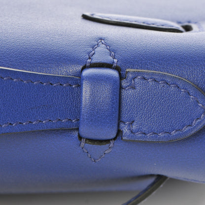 Hermes Swift Kelly Pochette Clutch Bleu Electrique 12 of 24