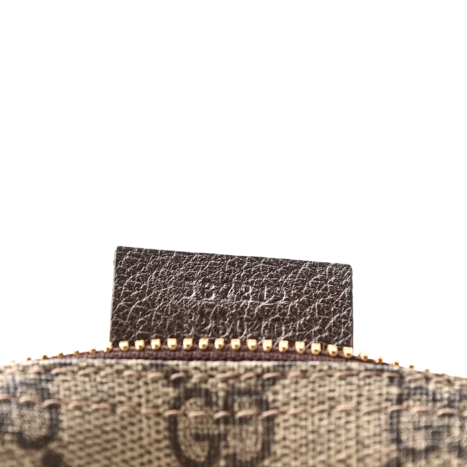 Gucci GG Supreme Monogram Large Rajah Chain Clutch Brown 6 of 6