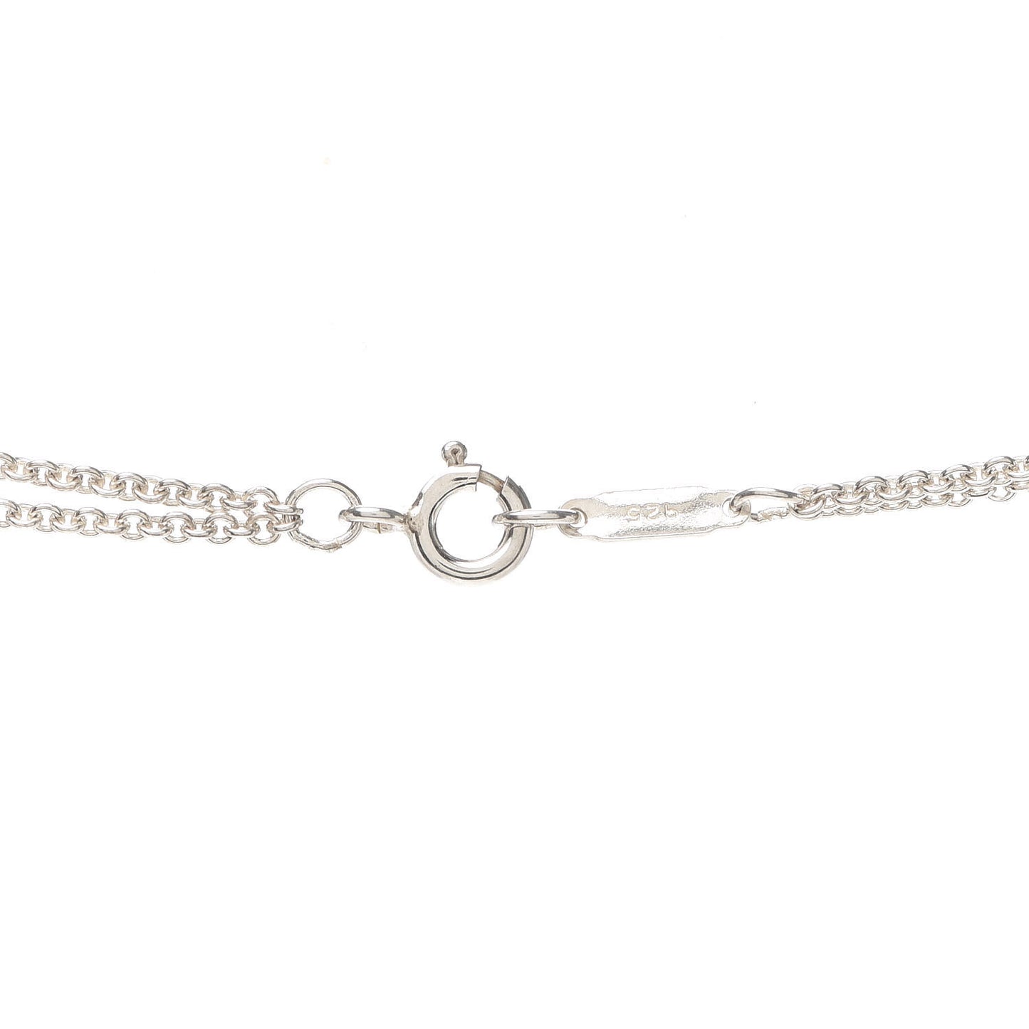 Sterling Silver Figure 8 Pendant Necklace