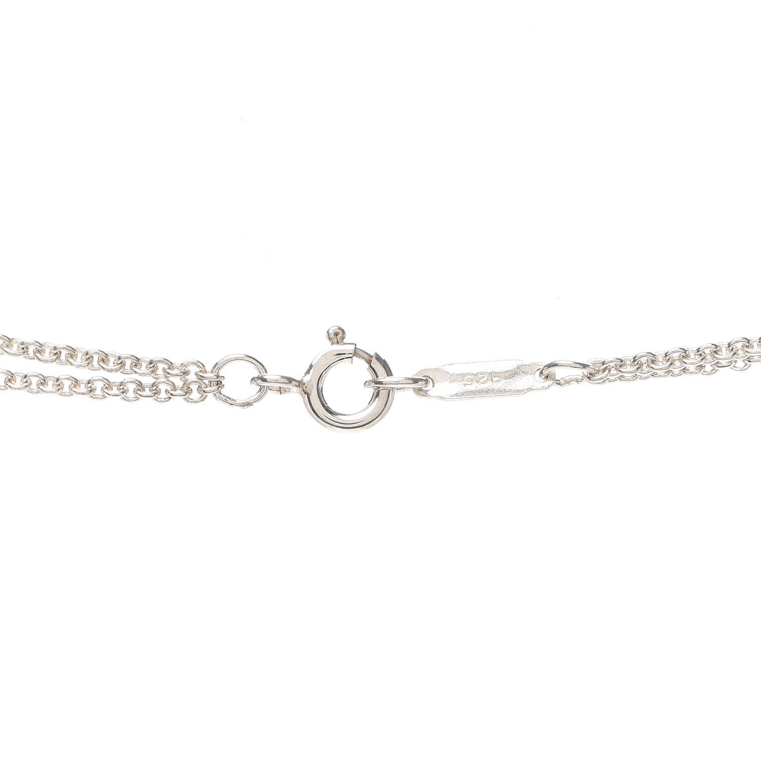 Tiffany Sterling Silver Figure 8 Pendant Necklace 4 of 5