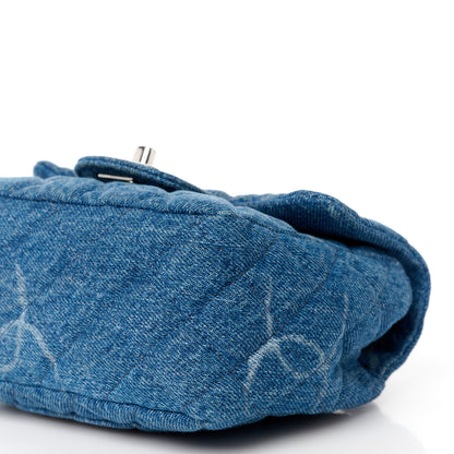 Chanel Denim CC Quilted Mini Square Flap Blue 11 of 11