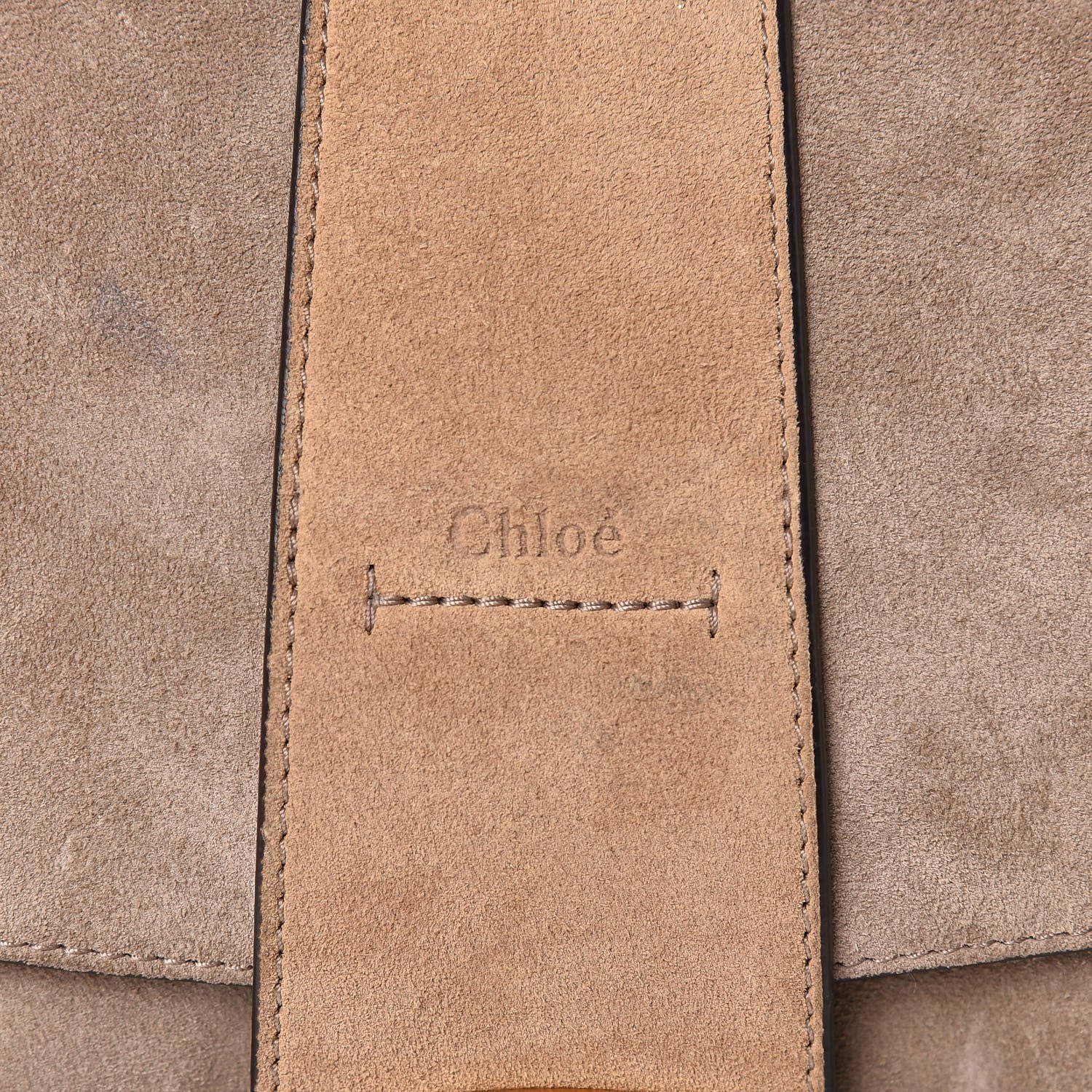 Chloe Suede Calfskin Small Lexa Shoulder Bag Motty Grey 7 of 21