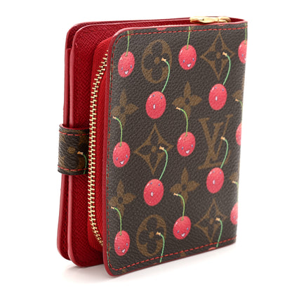 Louis Vuitton Monogram Cerises Compact Zippe Wallet 3 of 7