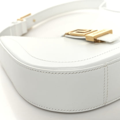Versace Calfskin Small Greca Goddess Hobo White 8 of 10