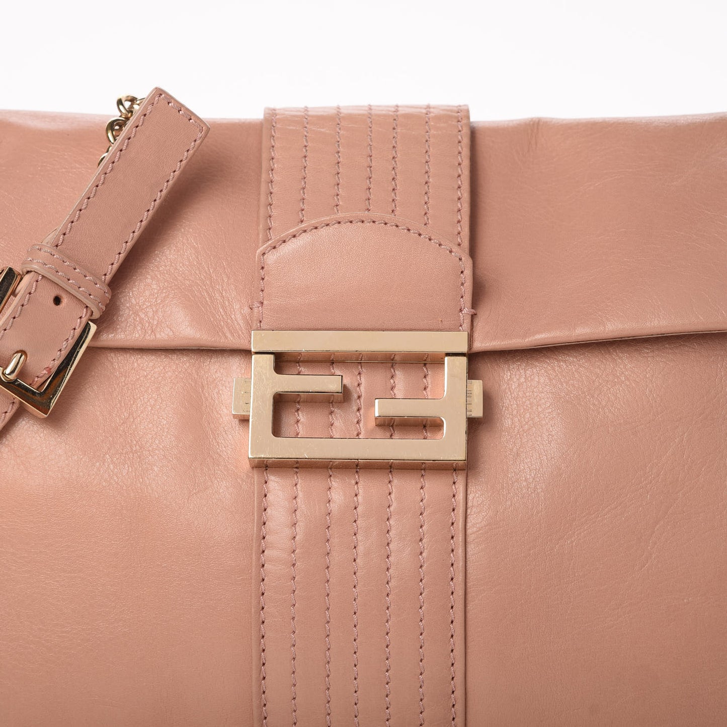 Vitello Acqua Maxi Baguette Shoulder Bag Lilla