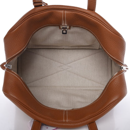 Hermes Taurillon Clemence Victoria II 35 Gold 7 of 20