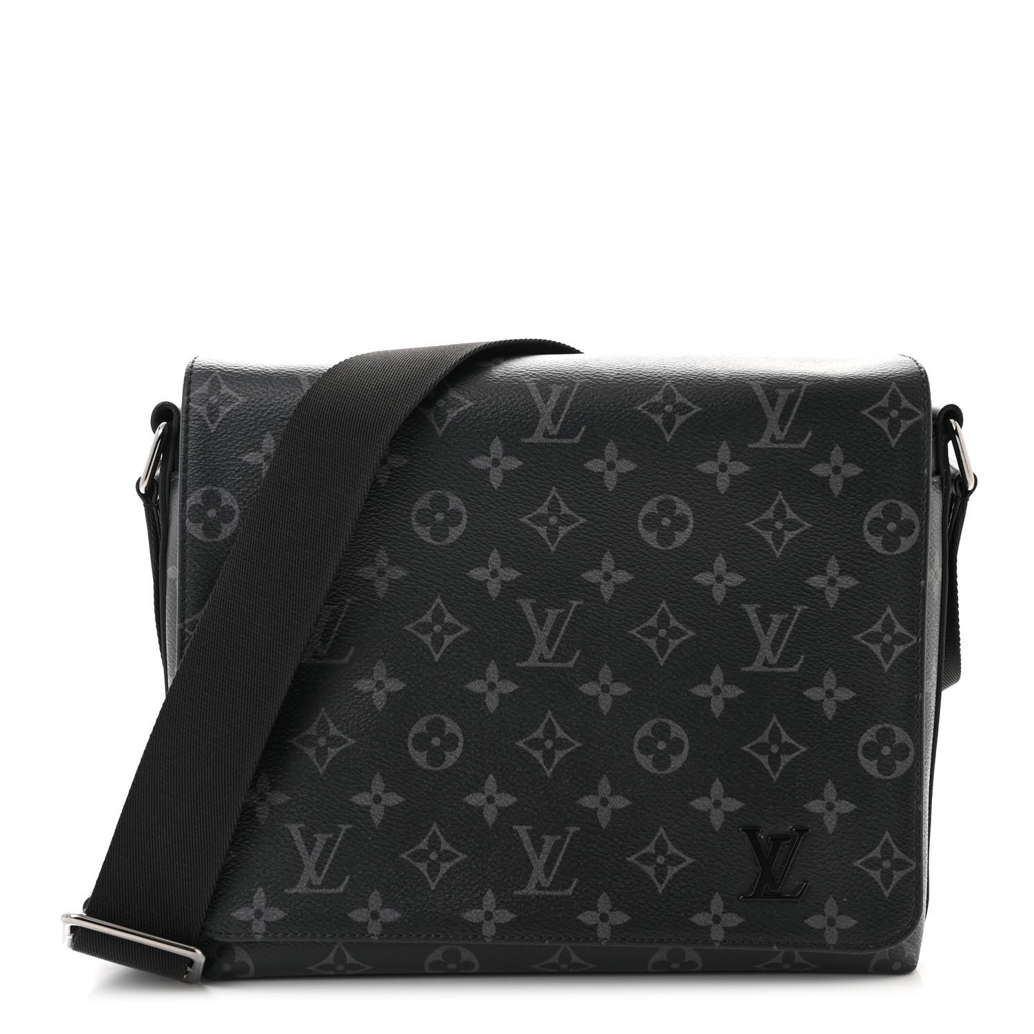 Louis Vuitton Monogram Eclipse District PM NM Black 1 of 9