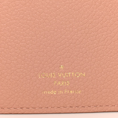 Louis Vuitton Empreinte Monogram Giant Victorine Wallet Rose Trianon Creme 6 of 6