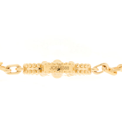 Van Cleef & Arpels 18K Yellow Gold 5 Motifs Guilloche Vintage Alhambra Bracelet 4 of 5