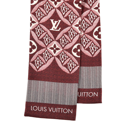 Louis Vuitton Silk Since 1854 Bandeau Bordeaux 2 of 4