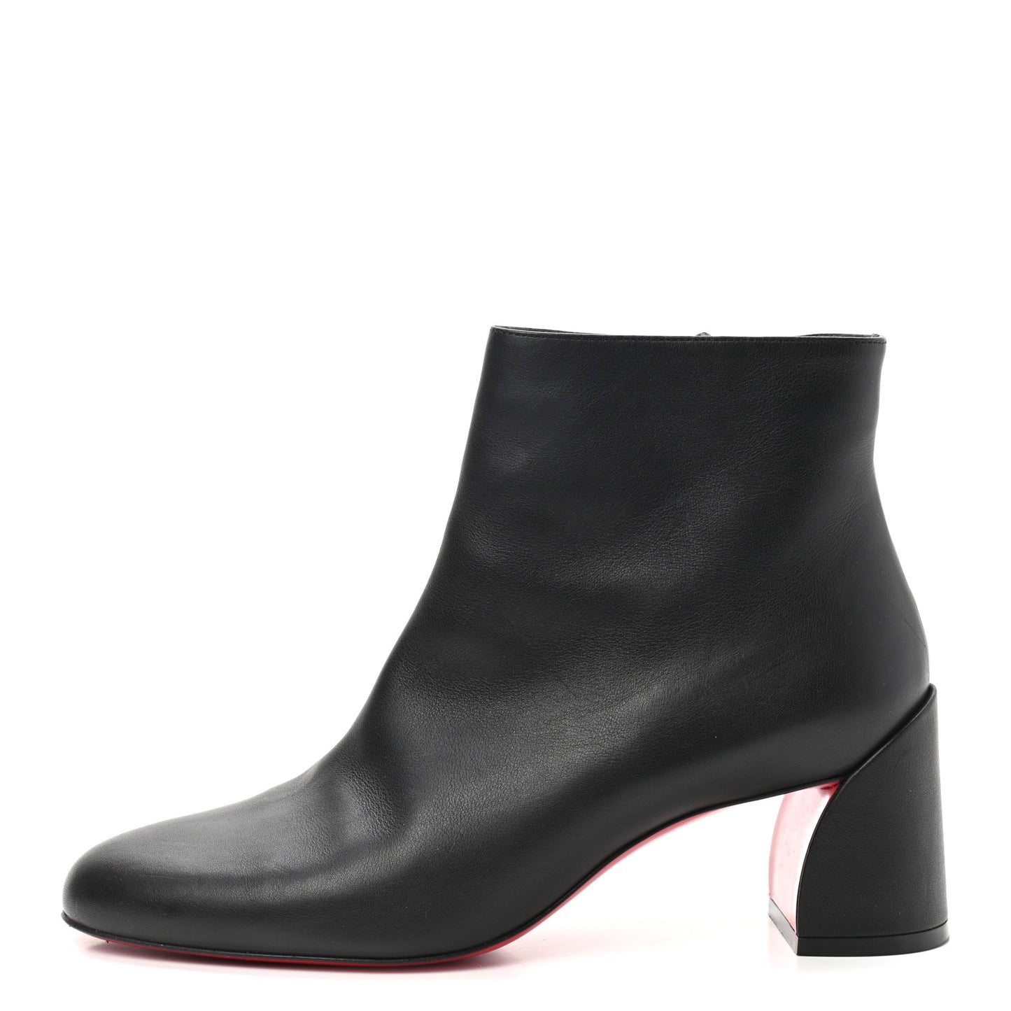 Calfskin Turela 55 Ankle Boots 38.5 Black