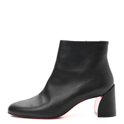 Christian Louboutin Calfskin Turela 55 Ankle Boots 38.5 Black 1 of 8