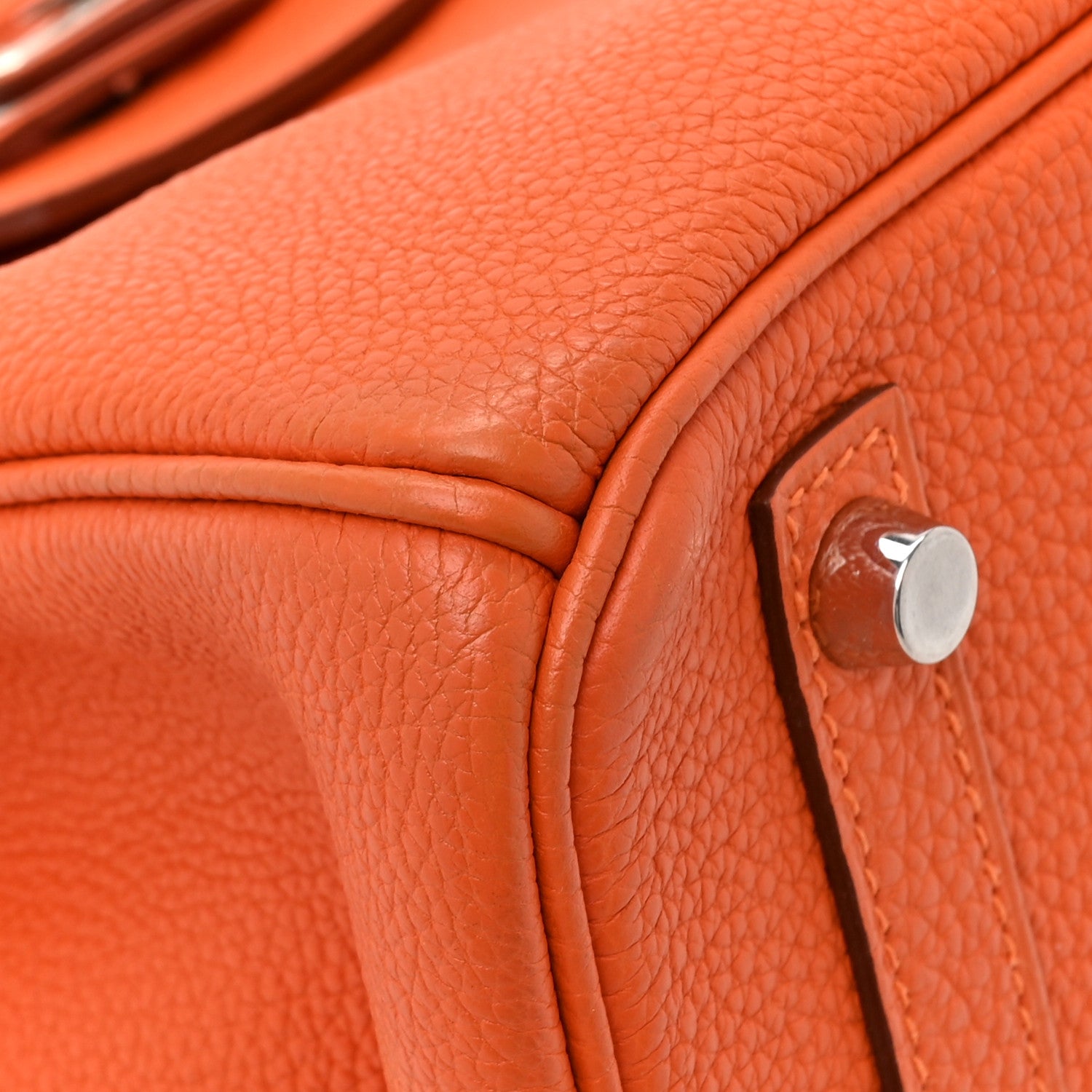 Hermes Togo BIRKIN 30 Orange 10 of 16