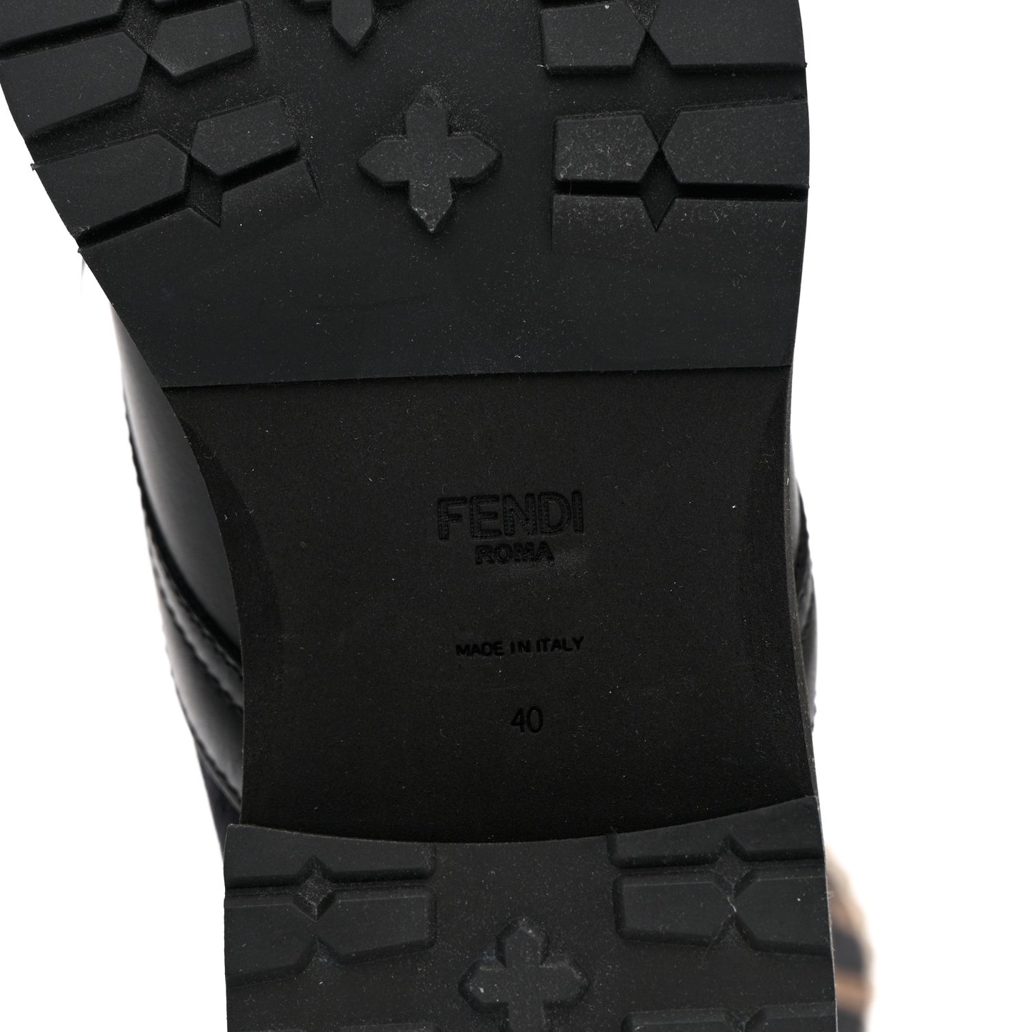 Calfskin Stretch Fabric Rockoko Biker Boots 40 Tobacco Black Marino