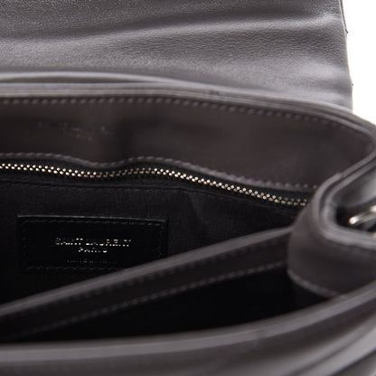 Saint Laurent Calfskin Y Quilted Monogram Toy Loulou Crossbody Bag Earth 8 of 10