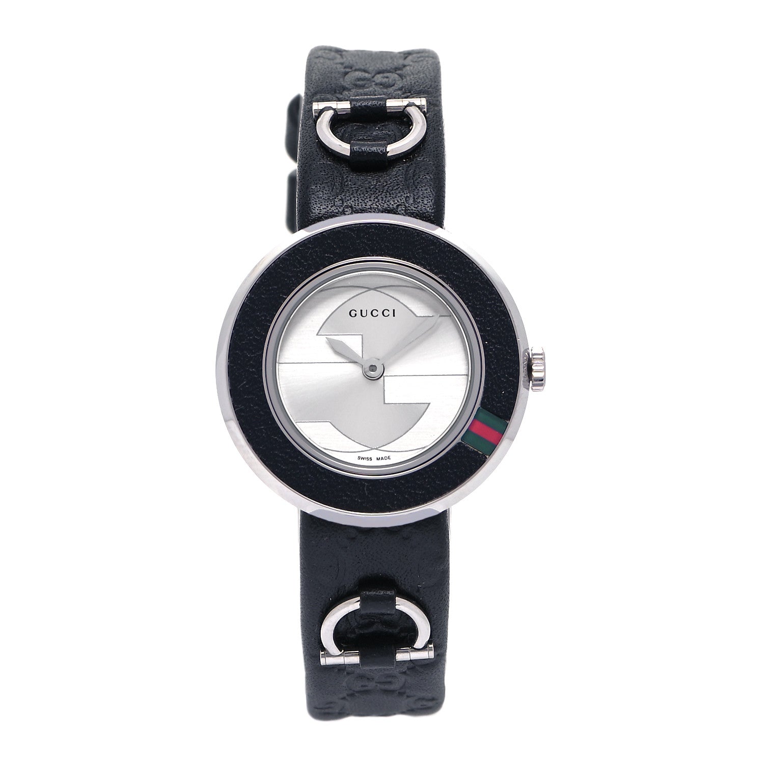 Gucci Stainless Steel Calfskin 27mm U-Play Quartz Watch 1 of 4