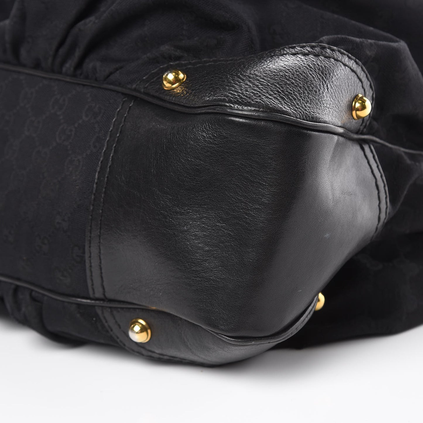 Monogram Large Jockey Hobo Black