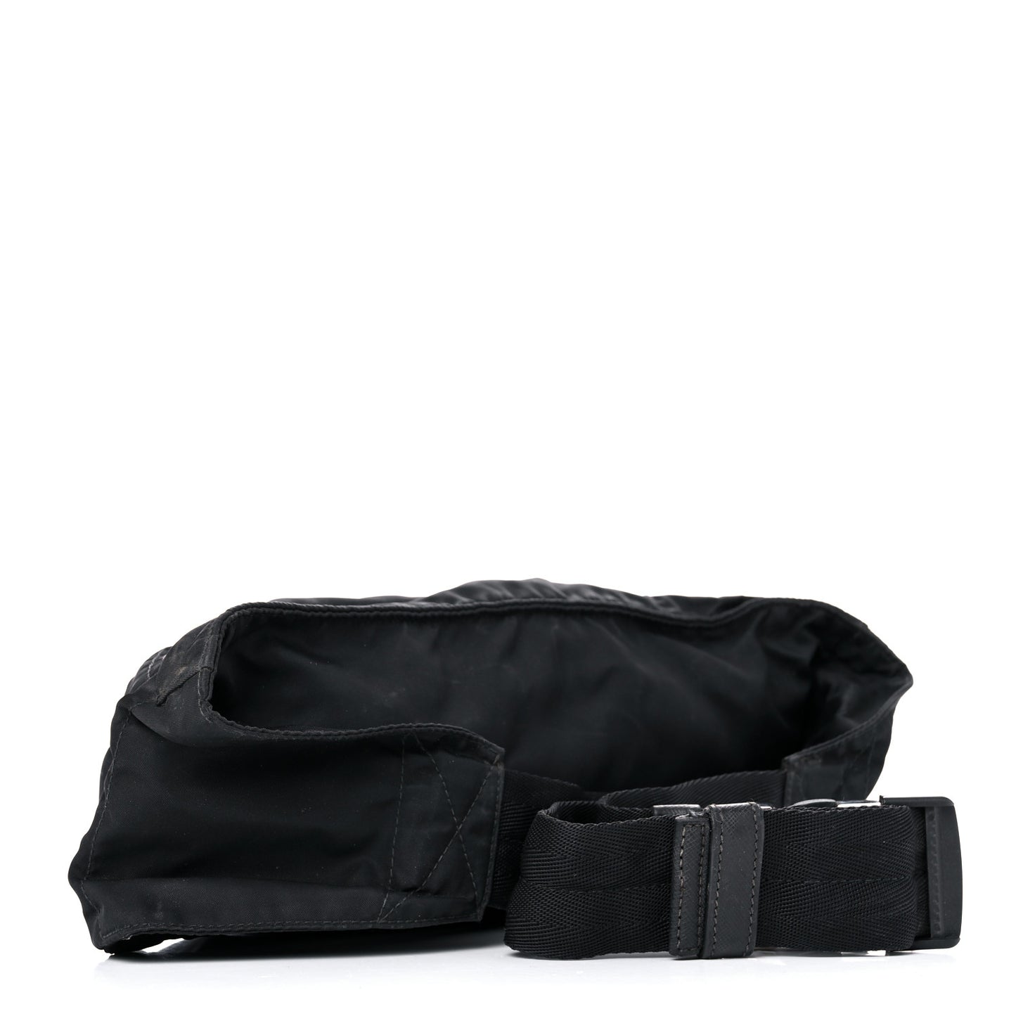 Tessuto Nylon Montagna Belt Bag Black
