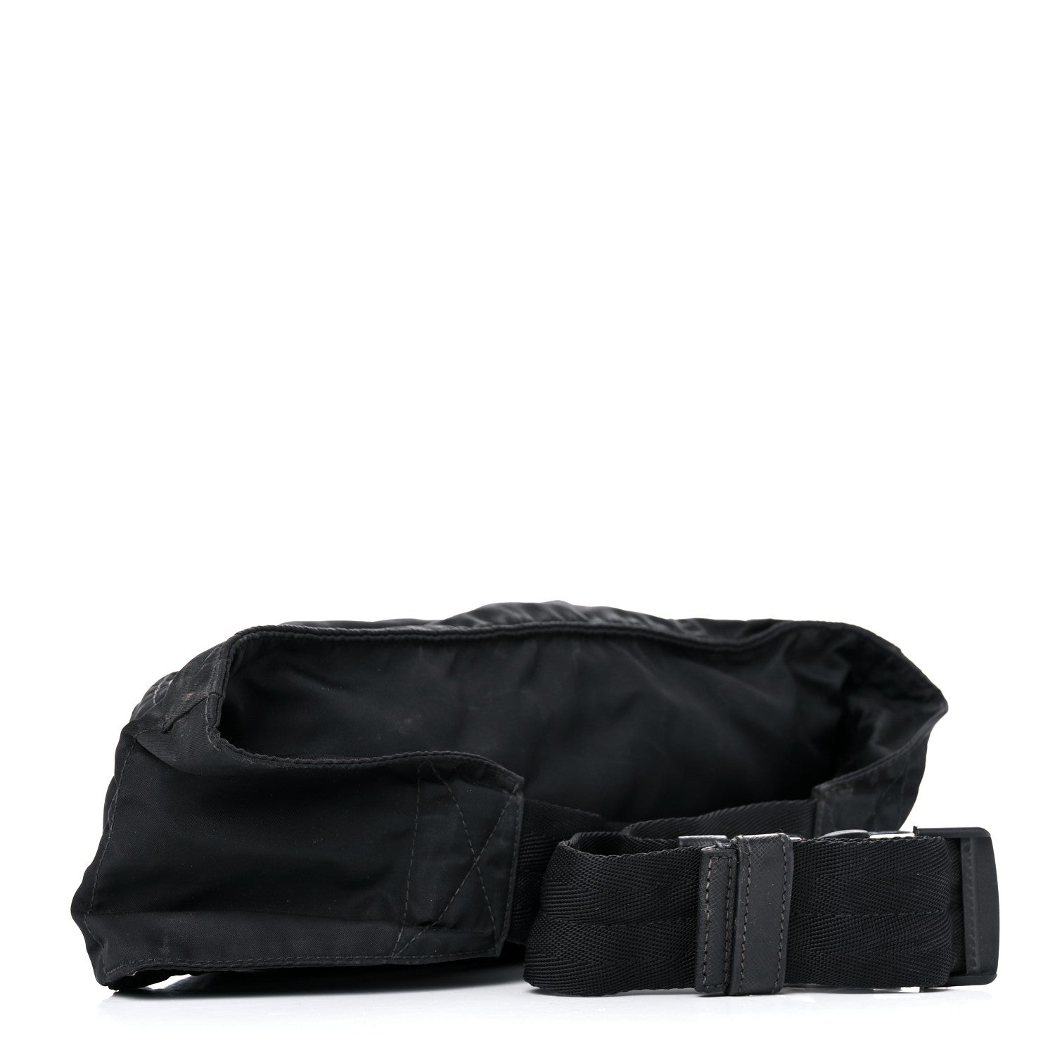 Prada Tessuto Nylon Montagna Belt Bag Black 2 of 23