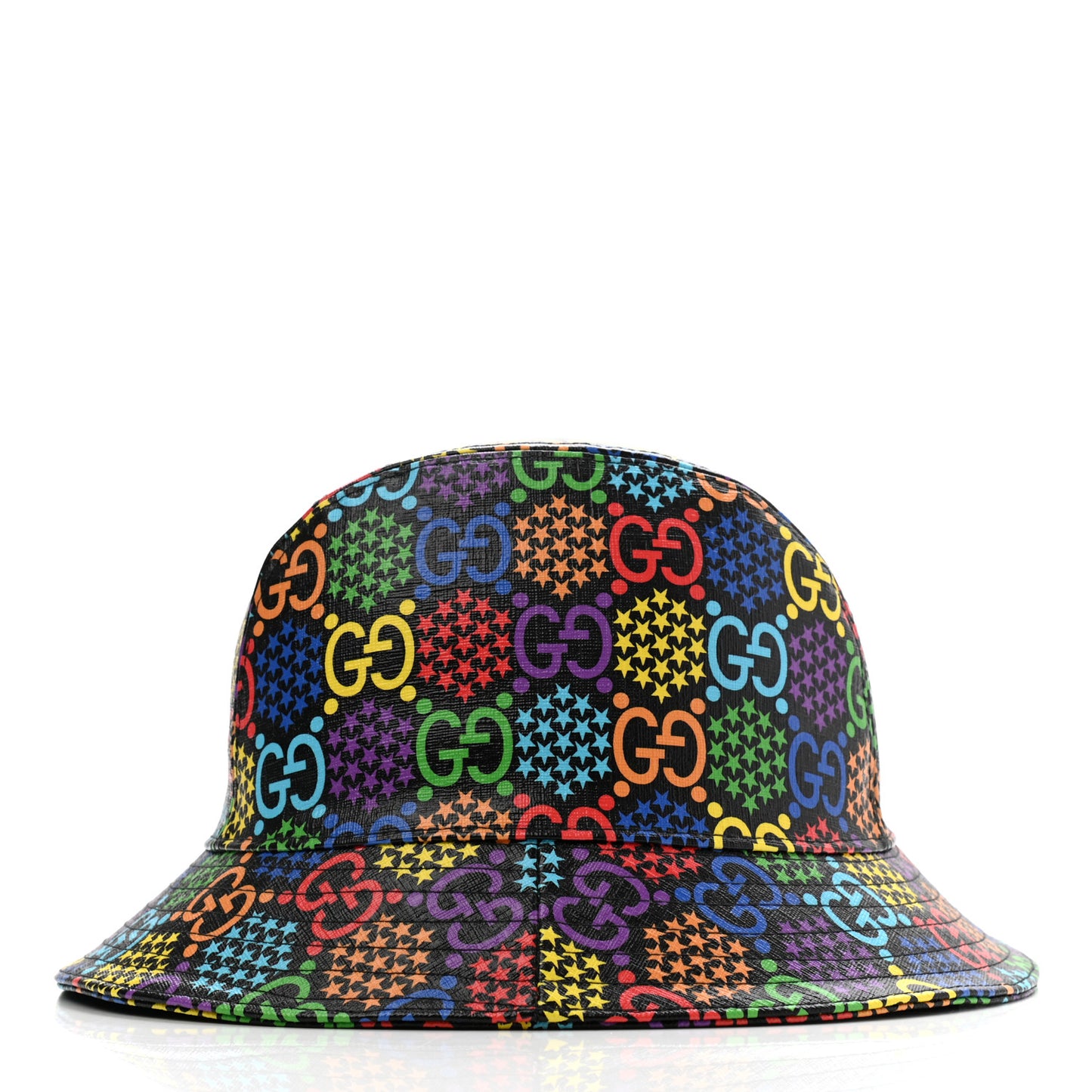 GG Supreme Monogram Psychedelic Fedora Hat S Multicolor