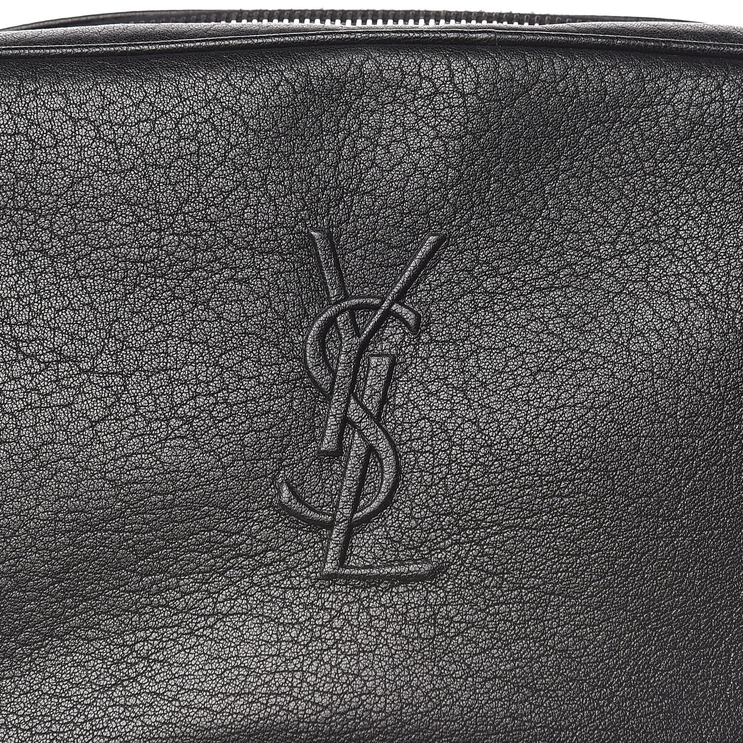 Lambskin Monogram Small Lou Camera Bag Black