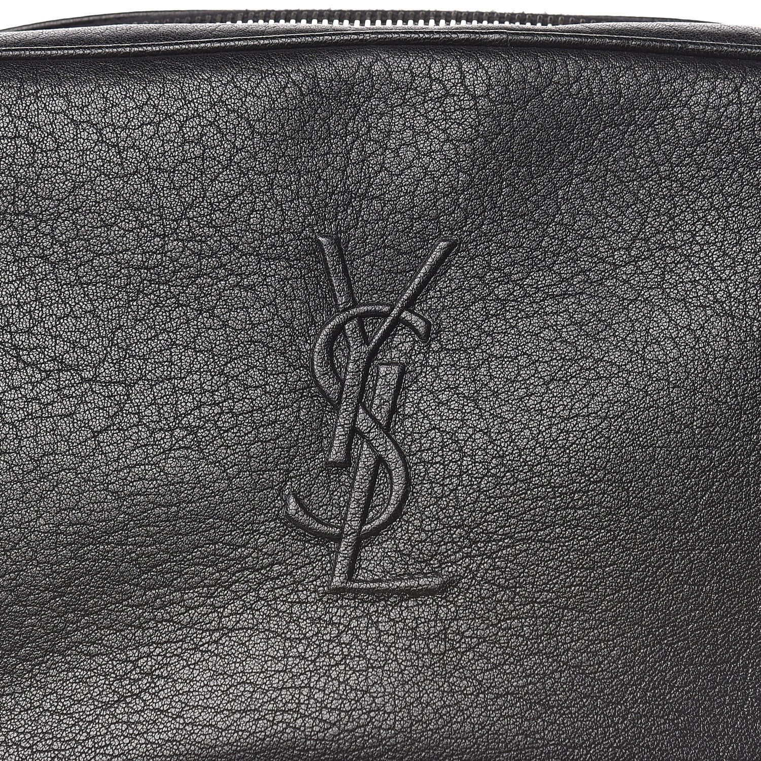Saint Laurent Lambskin Monogram Small Lou Camera Bag Black 10 of 10