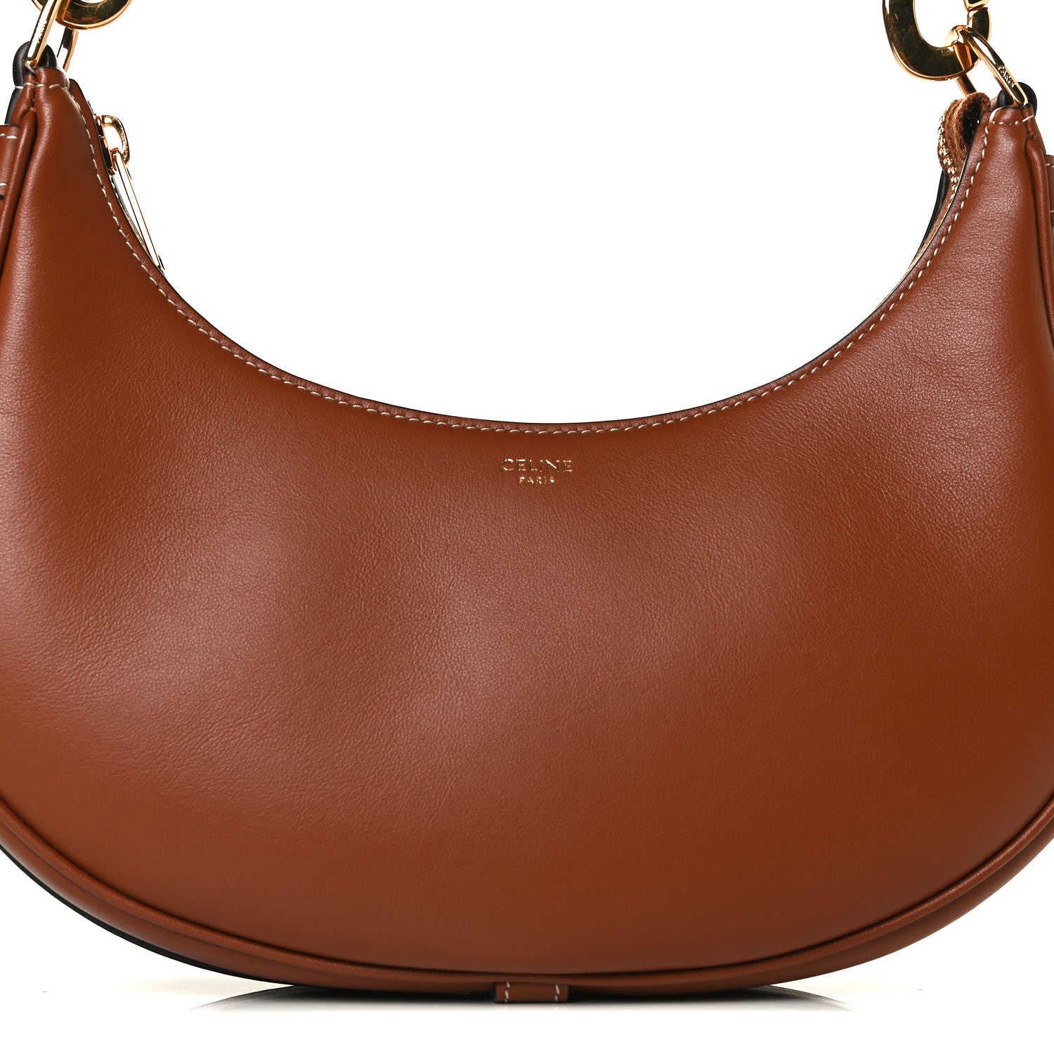 Celine Smooth Calfskin Ava Shoulder Bag Tan 6 of 9