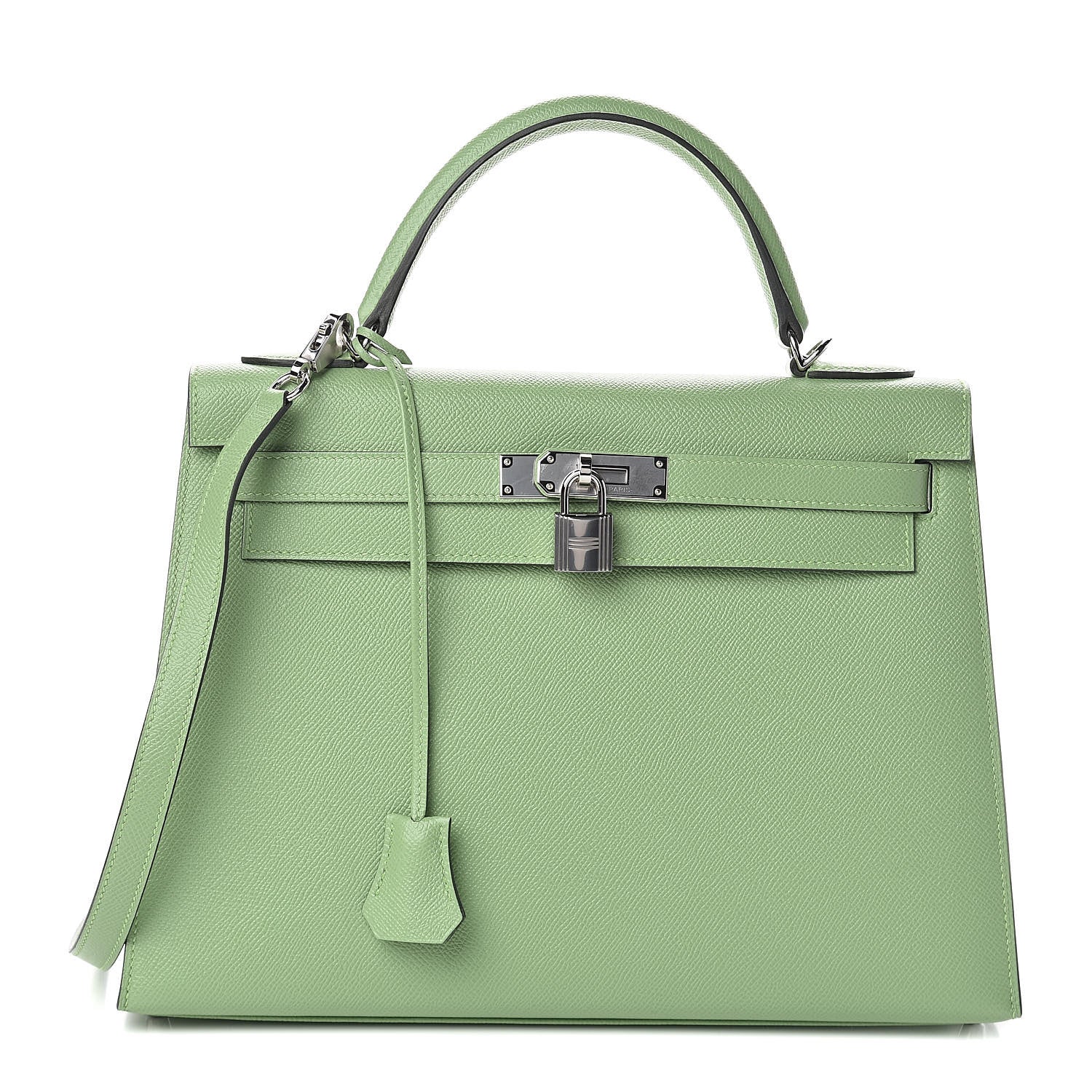 Hermes Epsom Kelly Sellier 32 Vert Criquet 1 of 40