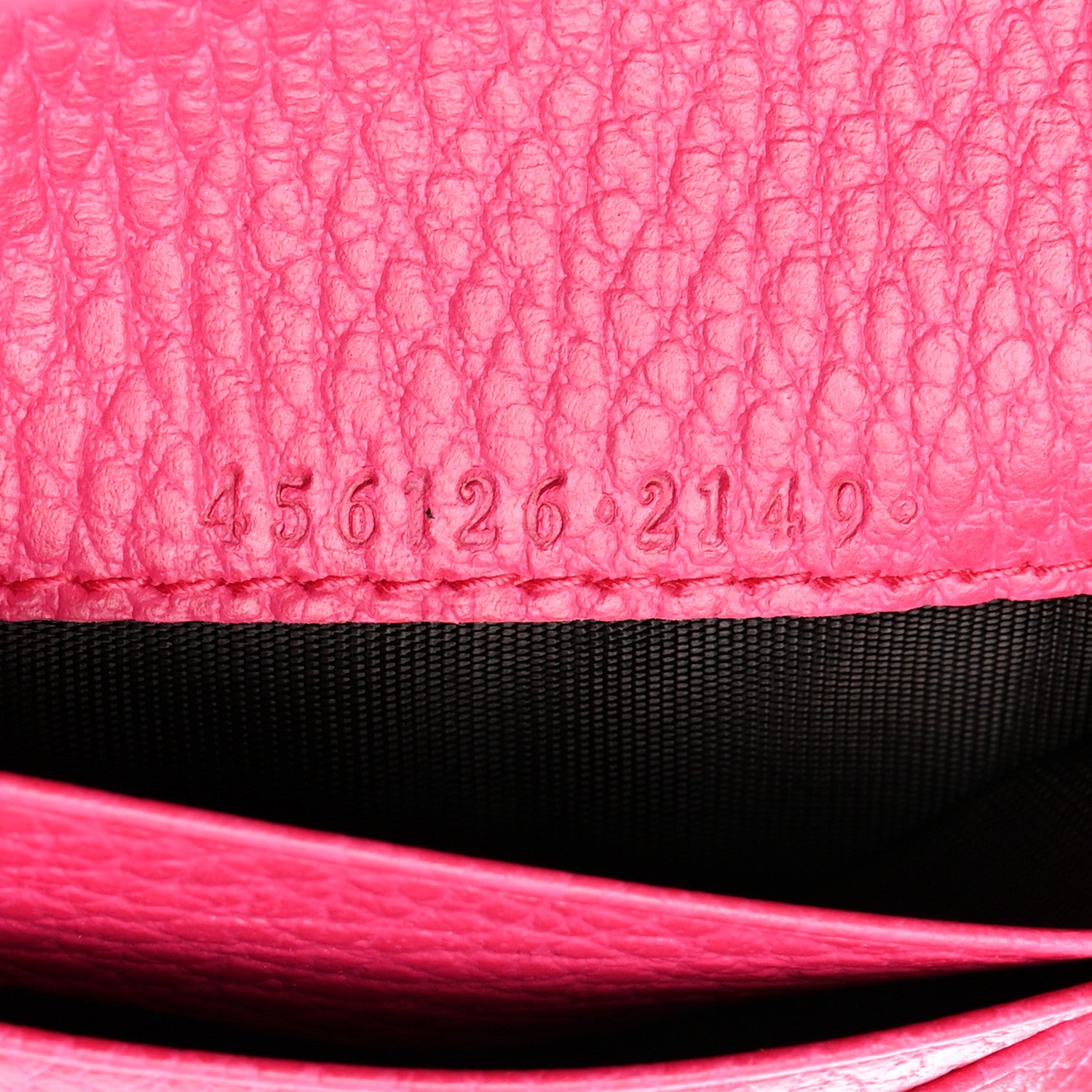 Gucci Dollar Calfskin GG Marmont Card Case Box Pink 7 of 7