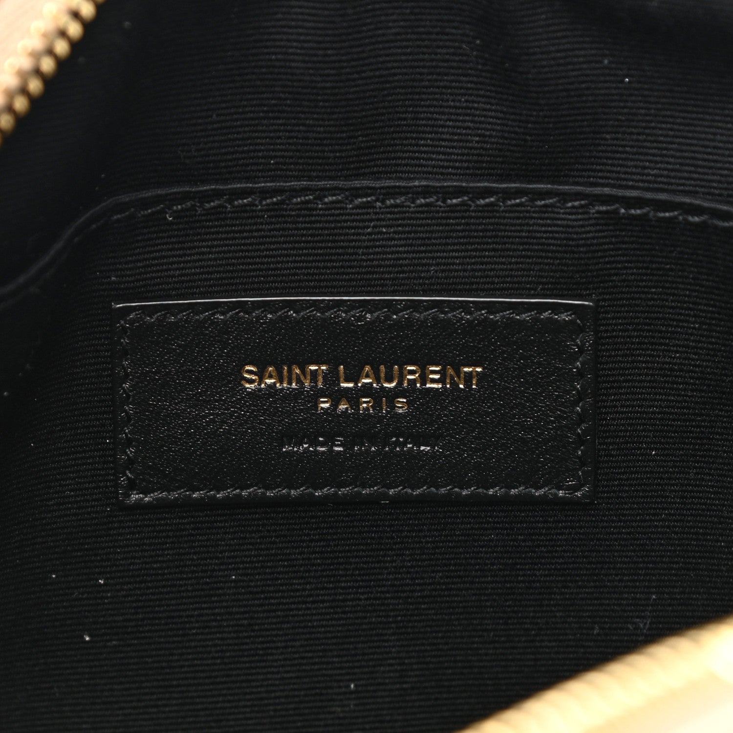 Saint Laurent Calfskin Matelasse Monogram Lou Camera Bag Dark Beige 6 of 10