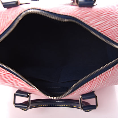 Louis Vuitton Epi Speedy Bandouliere 25 Denim Red 7 of 11