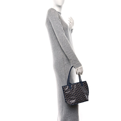 Goyard Goyardine Reversible Mini Anjou Navy 2 of 16