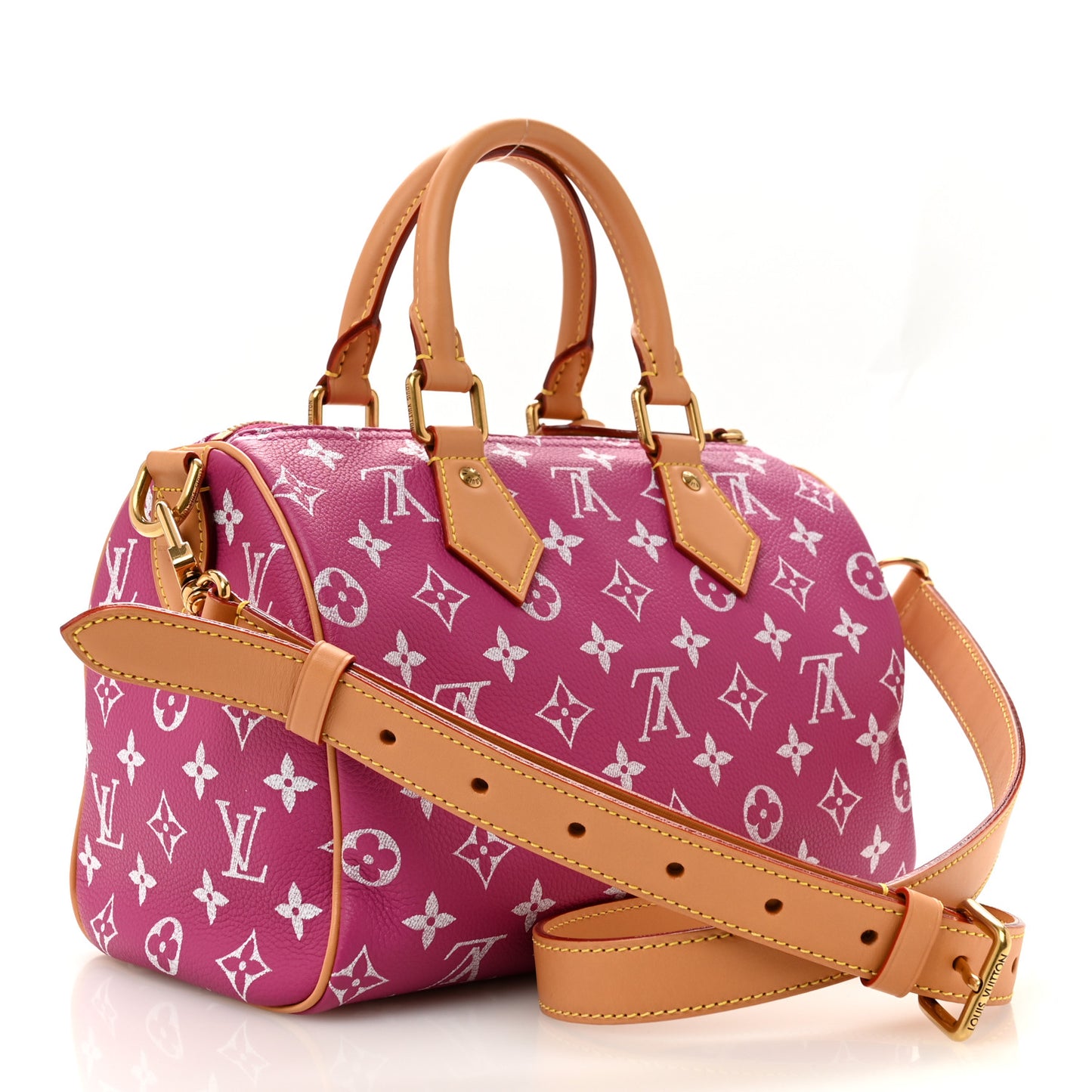Calfskin Monogram Speedy P9 Bandouliere 25 Agate Agate