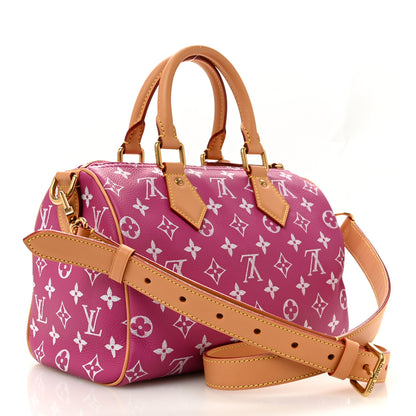 Louis Vuitton Calfskin Monogram Speedy P9 Bandouliere 25 Agate Agate 3 of 12