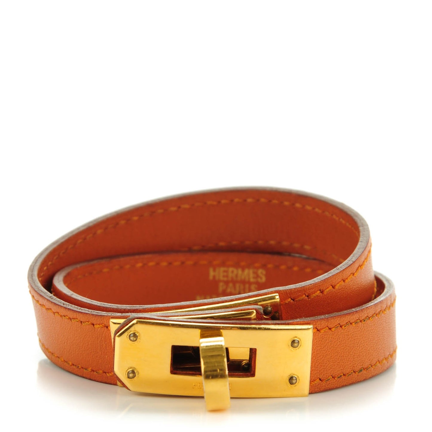 Tadelakt Kelly Double Tour Bracelet S Potiron