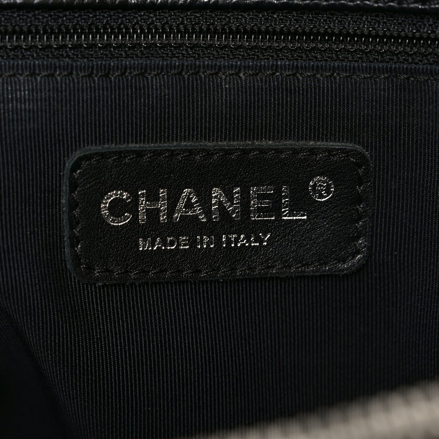 Caviar Quilted Grand Shopping Tote GST Black  Black
