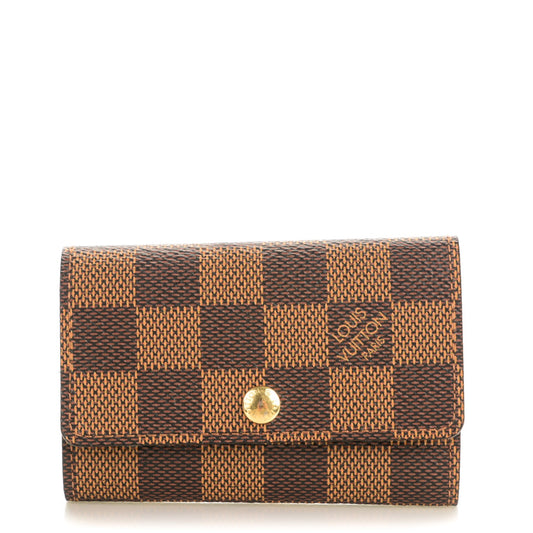 LOUIS VUITTON Damier Ebene Multicles 6 Key Holder