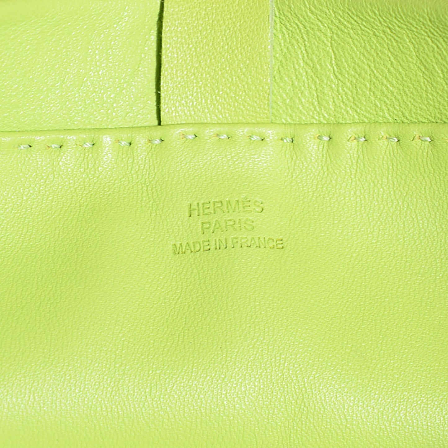 Lambskin Clou De Selle Pouch Kiwi