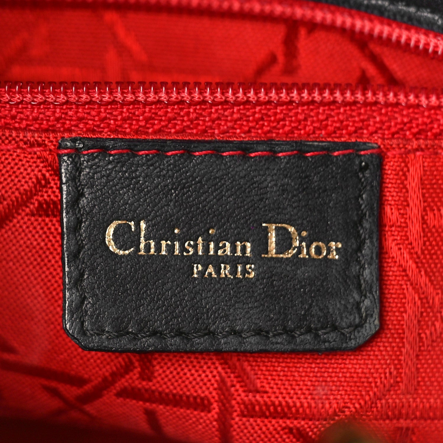 Christian Dior Lambskin Cannage Mini Lady Dior Black 6 of 10